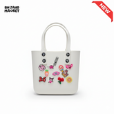 CROCS VITANGE TOTE HAND BAG EXCLUSIVE - WHITE